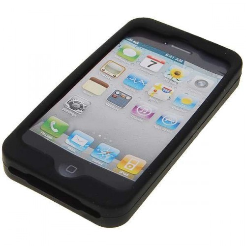 Ochranné silikónové puzdro pre iPhone 4 farebné bodky
