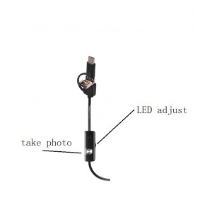 3,5m/7mm endoskop pre PC a Android USB/microUSB/USB-C Hard