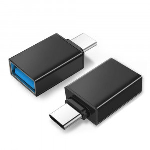 Adaptér OTG USB A na USB C Maclean Energy MCE470 čierny