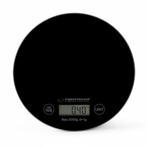 Esperanza EKS003K Digitálna kuchynská váha do 5kg/1g čierna