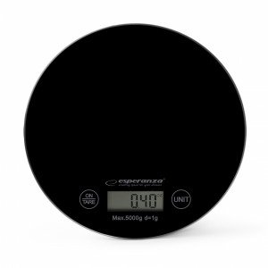 Esperanza EKS003K Digitálna kuchynská váha do 5kg/1g čierna