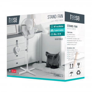 TSA8021 Stojací ventilátor TEESA s časovačom