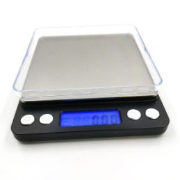 KL-i2000 digitálna váha do 500g s presnosťou 0,01g BLACK