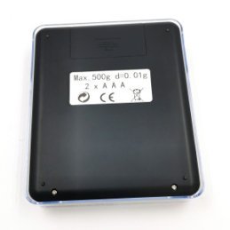 KL-i2000 digitálna váha do 500g s presnosťou 0,01g BLACK