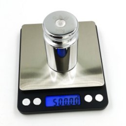 KL-i2000 digitálna váha do 500g s presnosťou 0,01g BLACK