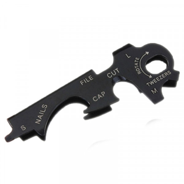 8v1 multifunkčný prívesok na kľúče čierny