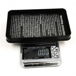 CD-123 Digitálna mikrováha s duálnym rozsahom 200g/0,01g/1500g/0,1g s USB napájaním