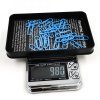 CD-123 Digitálna mikrováha s duálnym rozsahom 200g/0,01g/1500g/0,1g s USB napájaním