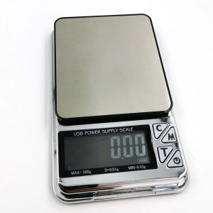 CD-123 Digitálna mikrováha do 500g/0,01g s USB napájaním