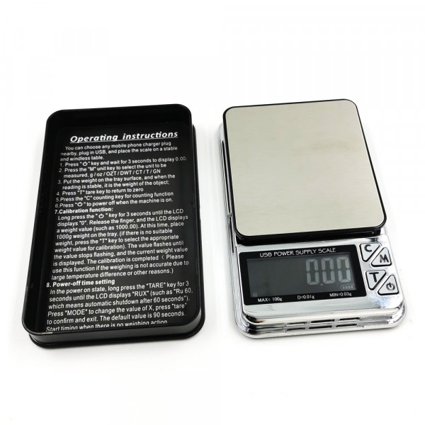 CD-123 Digitálna mikrováha do 100g/0,01g s USB napájaním CD-123 Digitálna mikrováha do 100g/0,01g s USB napájaním