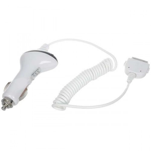 Autonabíjačka pre iPhone 3G/3GS/4 - Biela (DC12 ~ 24V)