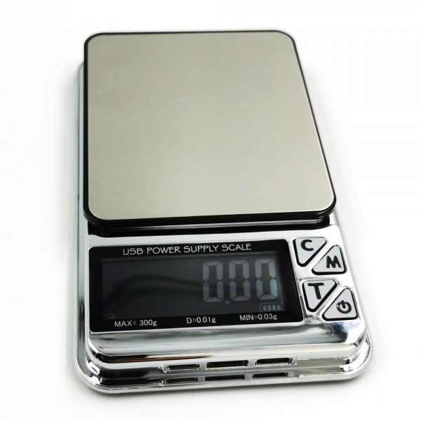 CD-123 Digitálna mikrováha do 300g/0,01g s USB napájaním