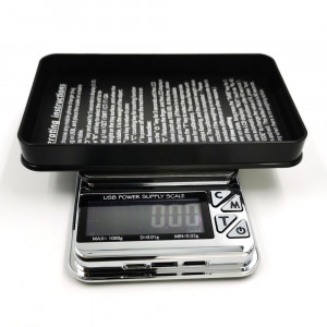 CD-123 Digitálna mikrováha do 1000g/0,01g s USB napájaním