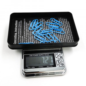 CD-123 Digitálna mikrováha do 1000g/0,01g s USB napájaním