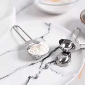 5ks kovové lyžicové odmerky