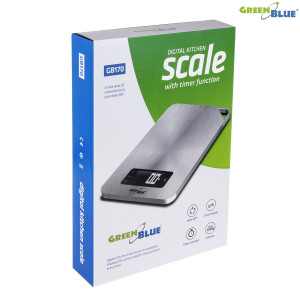 GreenBlue GB170 Digitálna kuchynská váha s časovačom do 5kg/1g