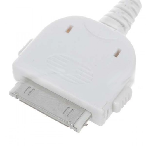 Autonabíjačka pre iPhone 3G/3GS/4 - Biela (DC12 ~ 24V)