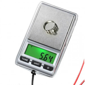 DS22 - Vrecková digitálna váha s duálnym rozsahom 100g/0,01g 500g/0,1g