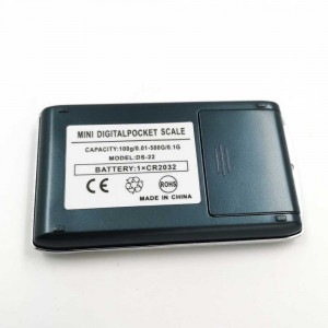 DS22 - Vrecková digitálna váha s duálnym rozsahom 100g/0,01g 500g/0,1g