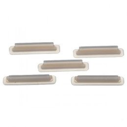 5ks silikónové protiprachové záslepky pre iPhone 3G/3GS/4G/iPad - šedé