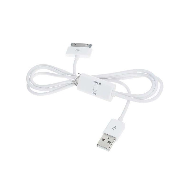 USB datový a nabíjací kábel pre iPod, iPhone 3GS, iPhone 4 1m