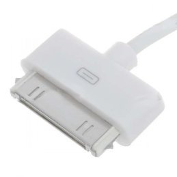 USB Data kábel pre iPhone 4 - biely