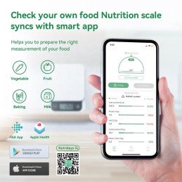 KP2048B Bluetooth nutričná váha 5kg/0,1g