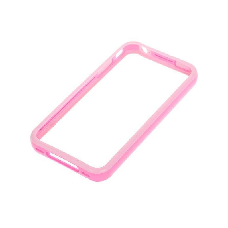 Štýlový Ochranný rám pre iPhone 4 - ružový