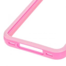 Štýlový Ochranný rám pre iPhone 4 - ružový