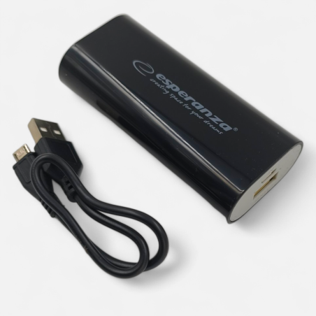 Esperanza EMP105K Power banka 4400mAh - čierna
