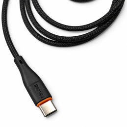 Kábel USB-A – USB-C Miccell VQ-D06, 2,4 A, 1 m, čierny
