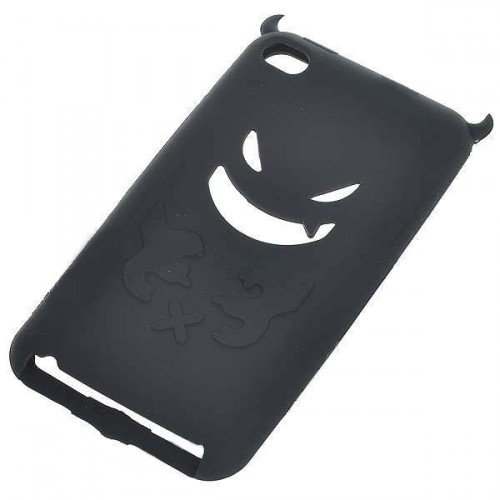 Ochranné silikónové púzdro pre iPod Touch 4 - čierne