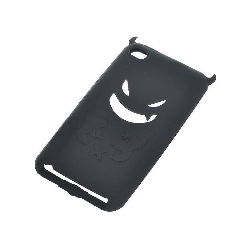 Ochranné silikónové púzdro pre iPod Touch 4 - čierne