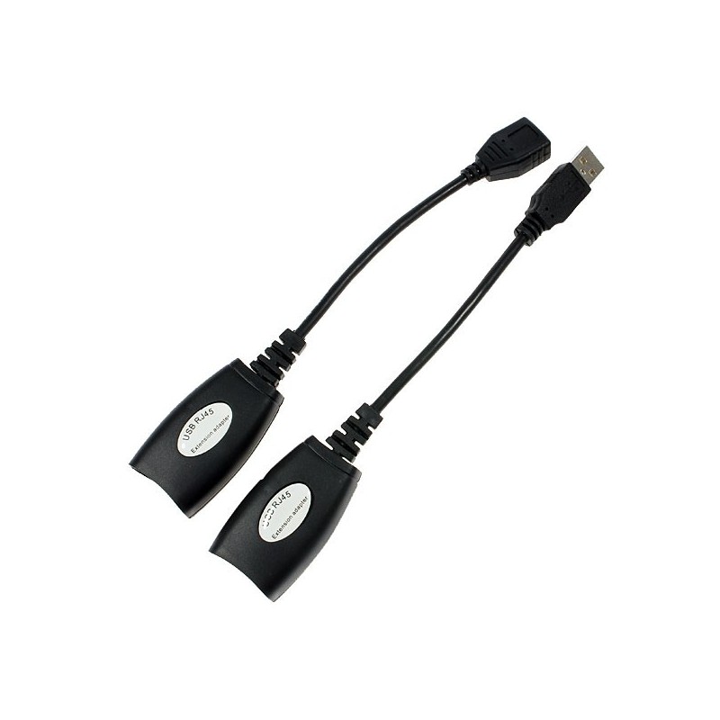 USB cez RJ45 predlžovačka pár 45m max USB cez RJ45 predlžovačka pár 45m max